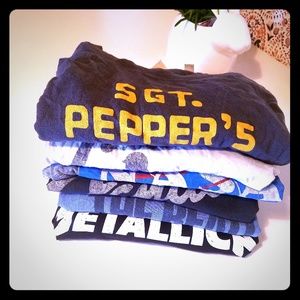 Band Shirts LOT junk food